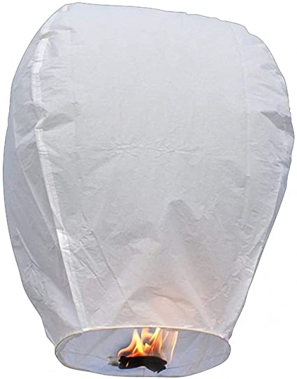 White Sky Lantern 